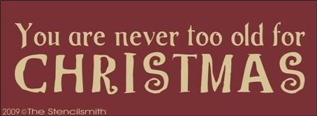 953 - You are never too old for Christmas - The Stencilsmith