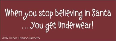 967 - When you stop believing in Santa - The Stencilsmith