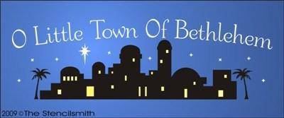 984 - O Little Town Of Bethlehem - The Stencilsmith