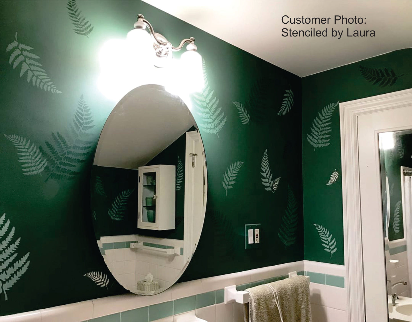 7413 - fern branches - The Stencilsmith