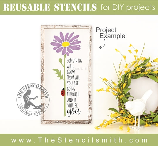 7434 - Something will grow from - The Stencilsmith