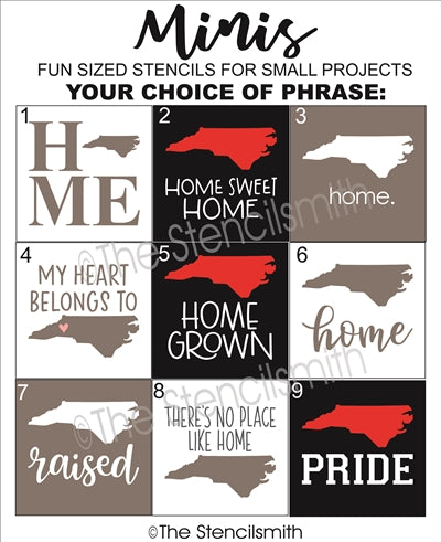 7363 - North Carolina Minis - The Stencilsmith