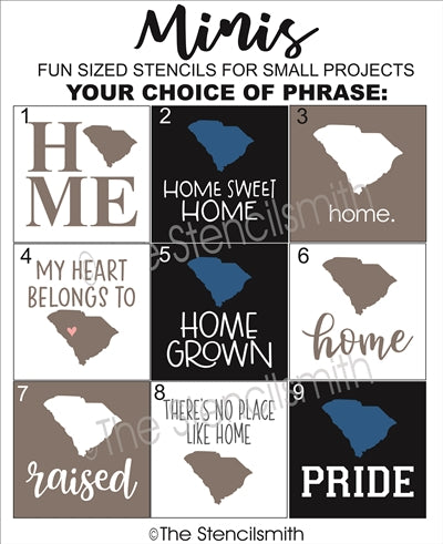 7364 - South Carolina Minis - The Stencilsmith