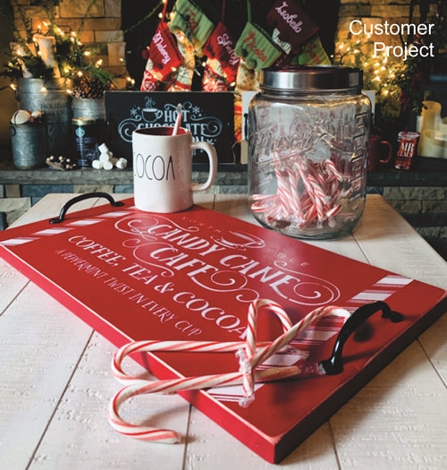 7108 - Candy Cane Cafe - The Stencilsmith