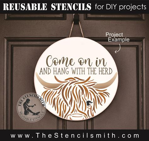 8764 - Come on in and hang - The Stencilsmith