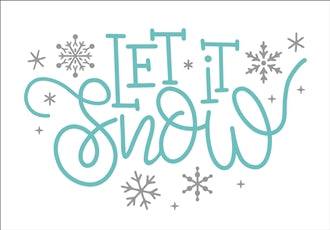 7797 - let it snow - The Stencilsmith