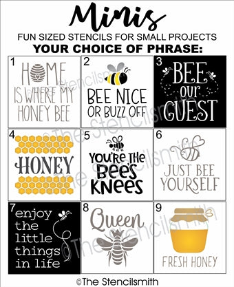 6737 - Bee Minis - The Stencilsmith