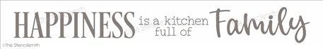6763 - Happiness is a kitchen full - The Stencilsmith