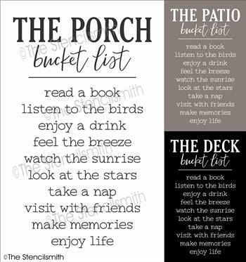 6779 - The ... bucket list - The Stencilsmith