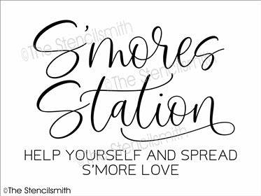 6882 - s'mores station - The Stencilsmith