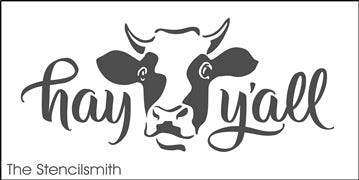 6893 - hay y'all - The Stencilsmith