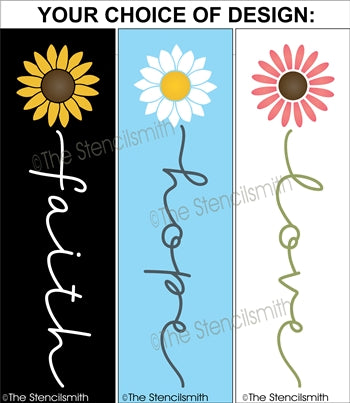 6895 - Flower words - The Stencilsmith