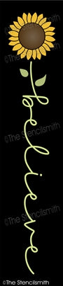6918 - believe flower - The Stencilsmith