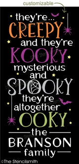 6927 - They're creepy and they're kooky - The Stencilsmith