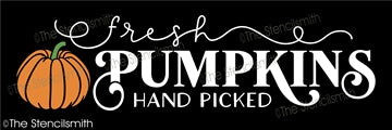 6932 - Fresh Pumpkins hand picked - The Stencilsmith