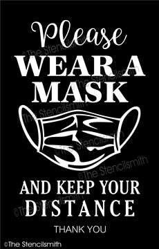 6950 - Please wear a mask - The Stencilsmith