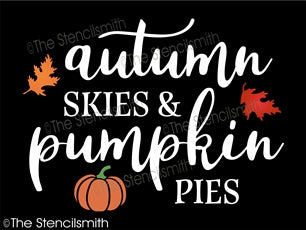 6953 - Autumn skies & pumpkin pies - The Stencilsmith