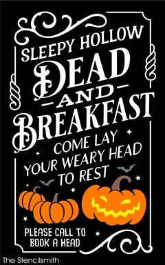 6982 - Sleepy Hollow Dead & Breakfast - The Stencilsmith