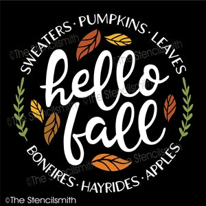 7001 - hello fall - The Stencilsmith