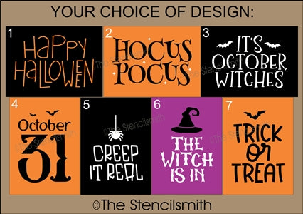 7005 - Halloween minis - The Stencilsmith