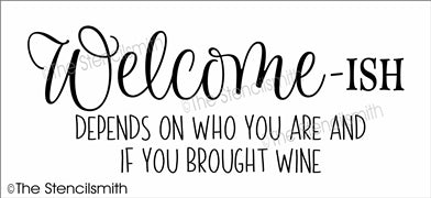 7071 - welcome-ish depends on (wine) - The Stencilsmith