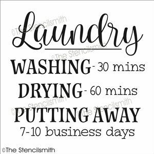 7073 - Laundry times - The Stencilsmith