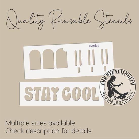 10016 Stay Cool Popsicle Block Set Stencils - The Stencilsmith