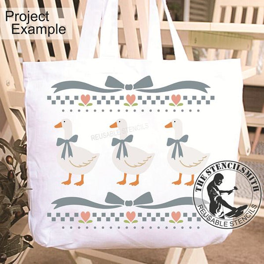 10037 Blue Ribbon Goose Stencil