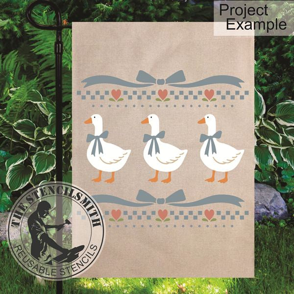10037 Blue Ribbon Goose Stencil
