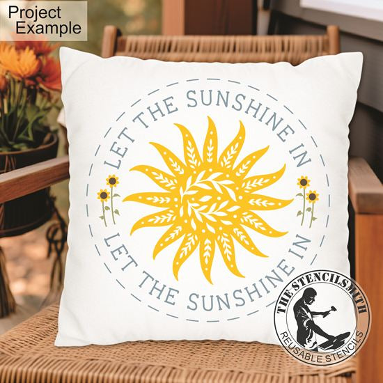 10045 Let The Sunshine In Stencil