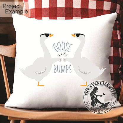 10047 Goose Bumps Stencil