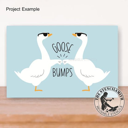 10047 Goose Bumps Stencil
