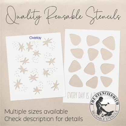 10065 Every Day Is A Fresh Start Strawberry Stencil - The Stencilsmith