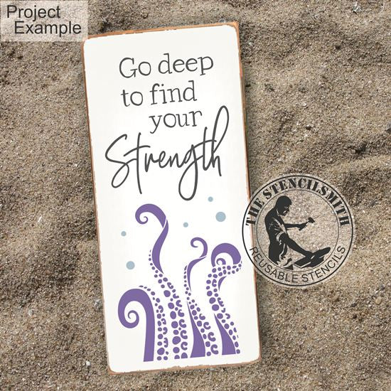 10083 Sea Life Inspirational Stencils - The Stencilsmith