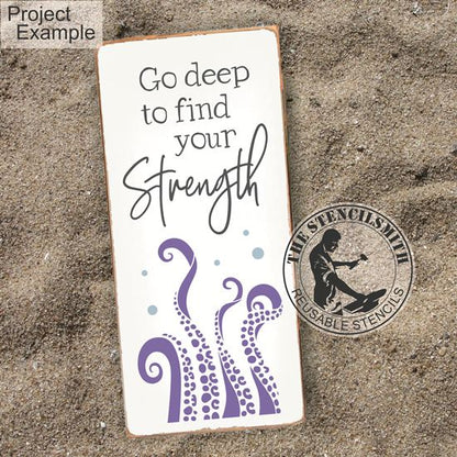 10083 Sea Life Inspirational Stencils - The Stencilsmith