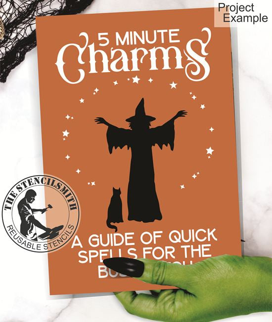 10097 Witchy Spell Book Stencil Sets