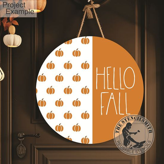 10103 Hello Fall Stencil