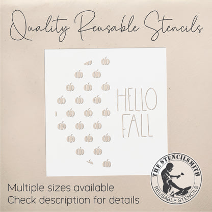10103 Hello Fall Stencil - The Stencilsmith