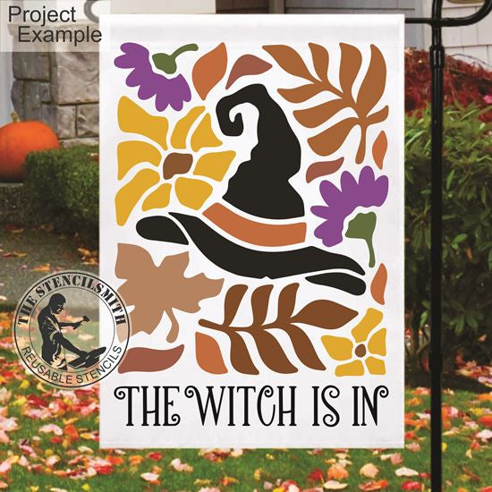 10114 The Witch Is In Stencil - The Stencilsmith