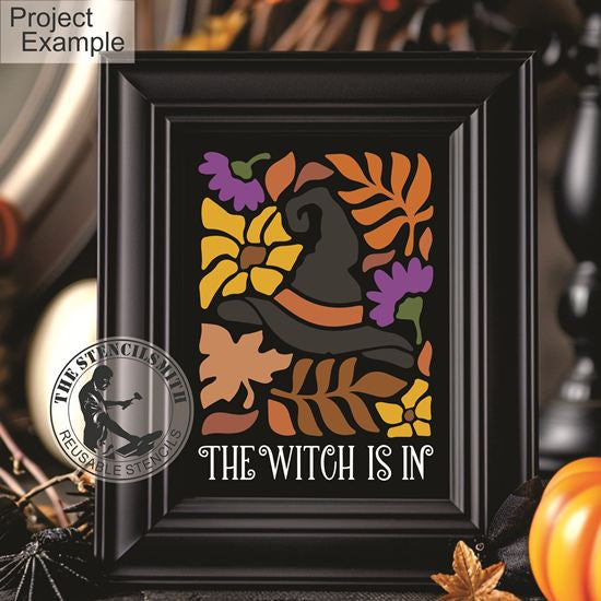 10114 The Witch Is In Stencil - The Stencilsmith