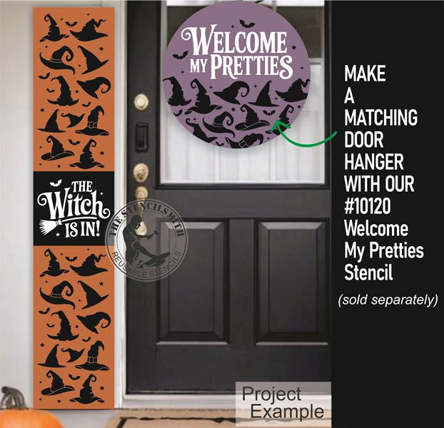 10119 The Witch Is In Pattern Stencil Set - The Stencilsmith