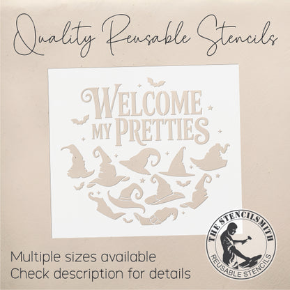 10120 Welcome My Pretties Stencil - The Stencilsmith