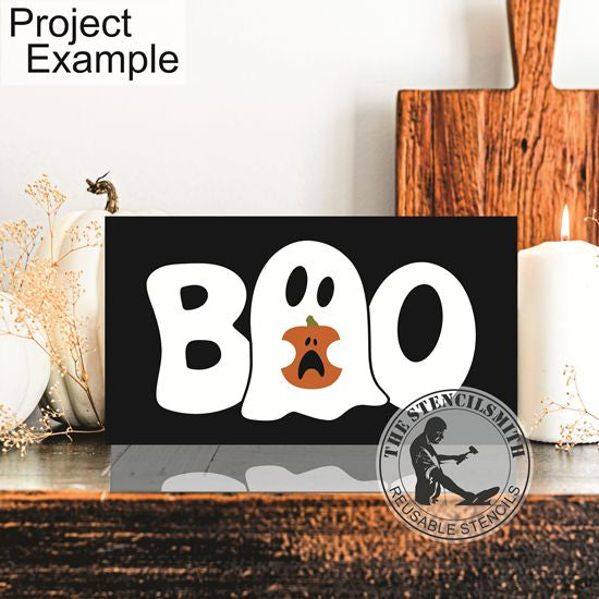 10125 Boo Ghost Stencil - The Stencilsmith