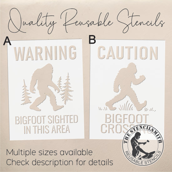 10135 Bigfoot Stencils - The Stencilsmith