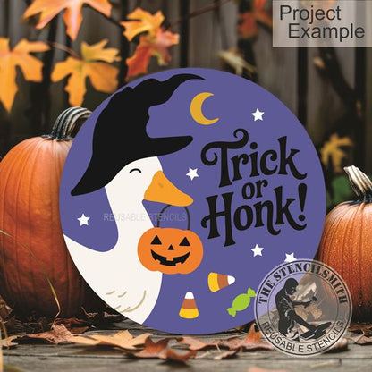 10139 Trick Or Honk Goose Stencil - The Stencilsmith