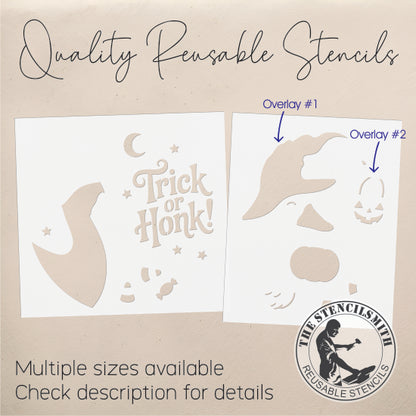10139 Trick Or Honk Goose Stencil - The Stencilsmith