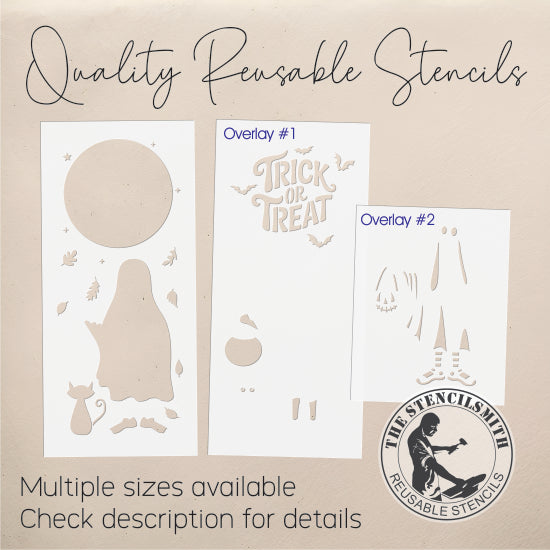 10141 Trick Or Treat Stencil - The Stencilsmith