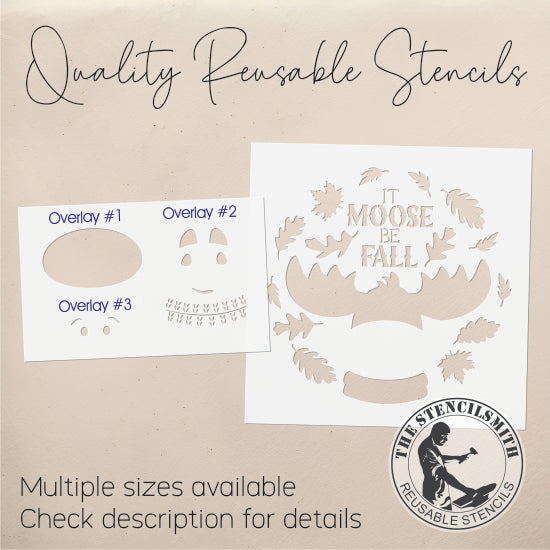 10147 It Moose Be Fall Stencil - The Stencilsmith
