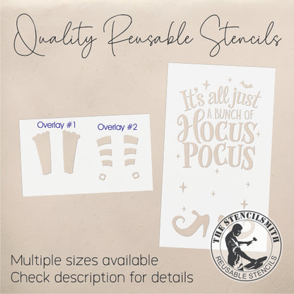 10149 It's All Just A Bunch of Hocus Pocus Stencil - The Stencilsmith