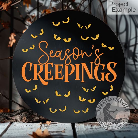 10163 Season's Creepings Stencil